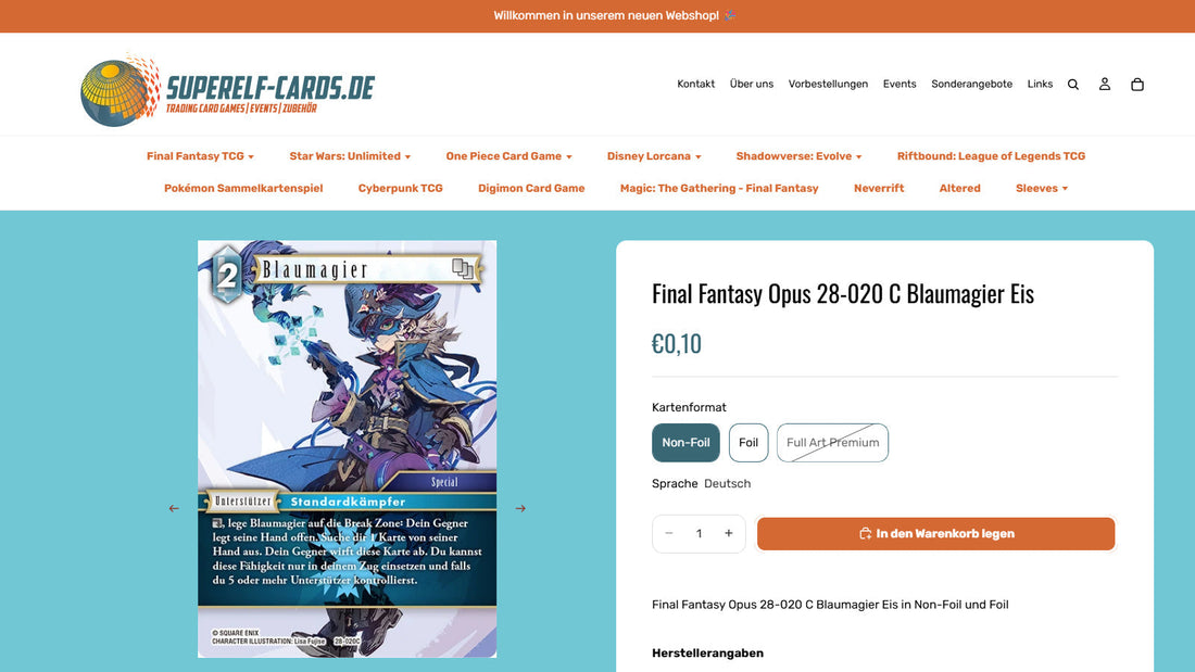 Unser neuer Webshop ist online!