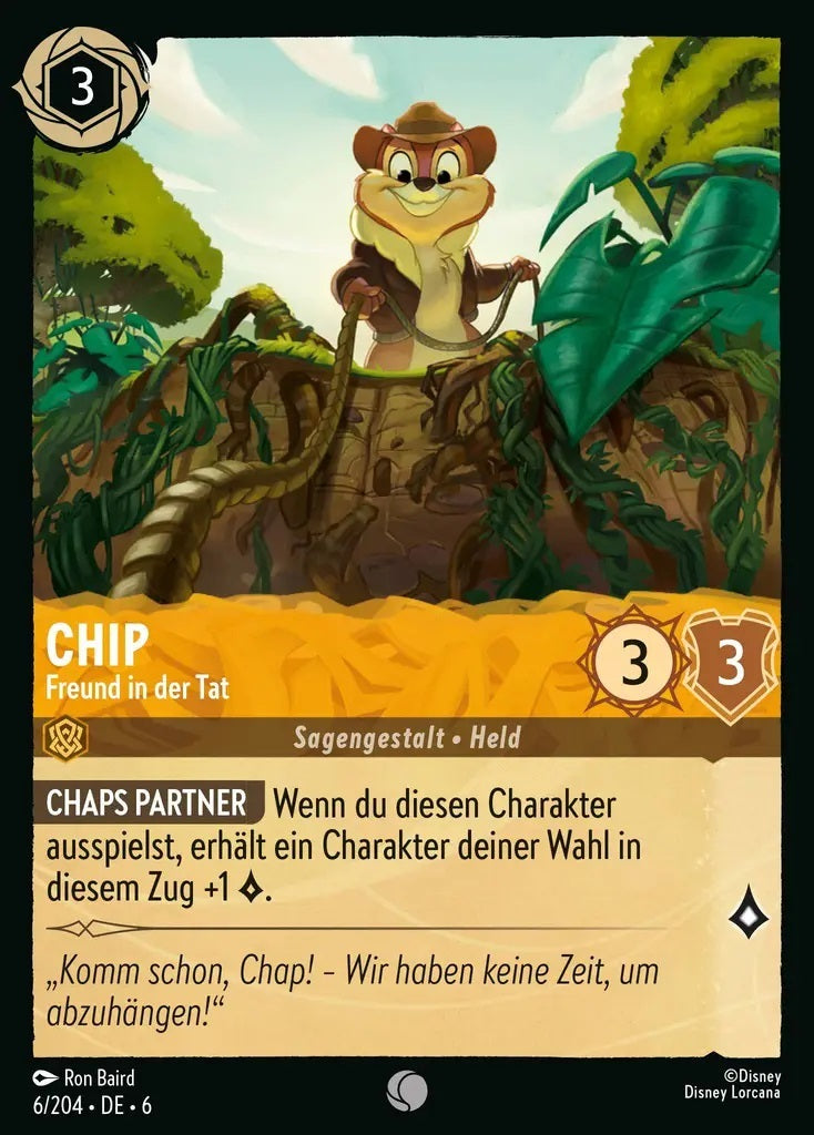 Lorcana Azurblaues Meer 6-006 C Chip Bernstein