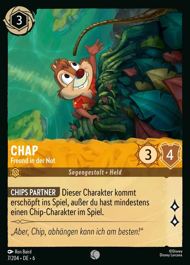 Lorcana Azurblaues Meer 6-007 C Chap Bernstein