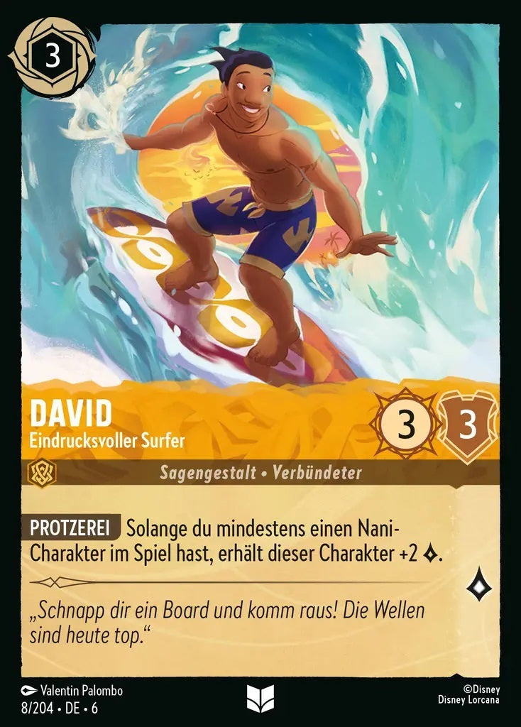 Lorcana Azurblaues Meer 6-008 UC David Bernstein