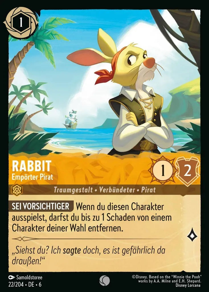 Lorcana Azurblaues Meer 6-022 C Rabbit Bernstein