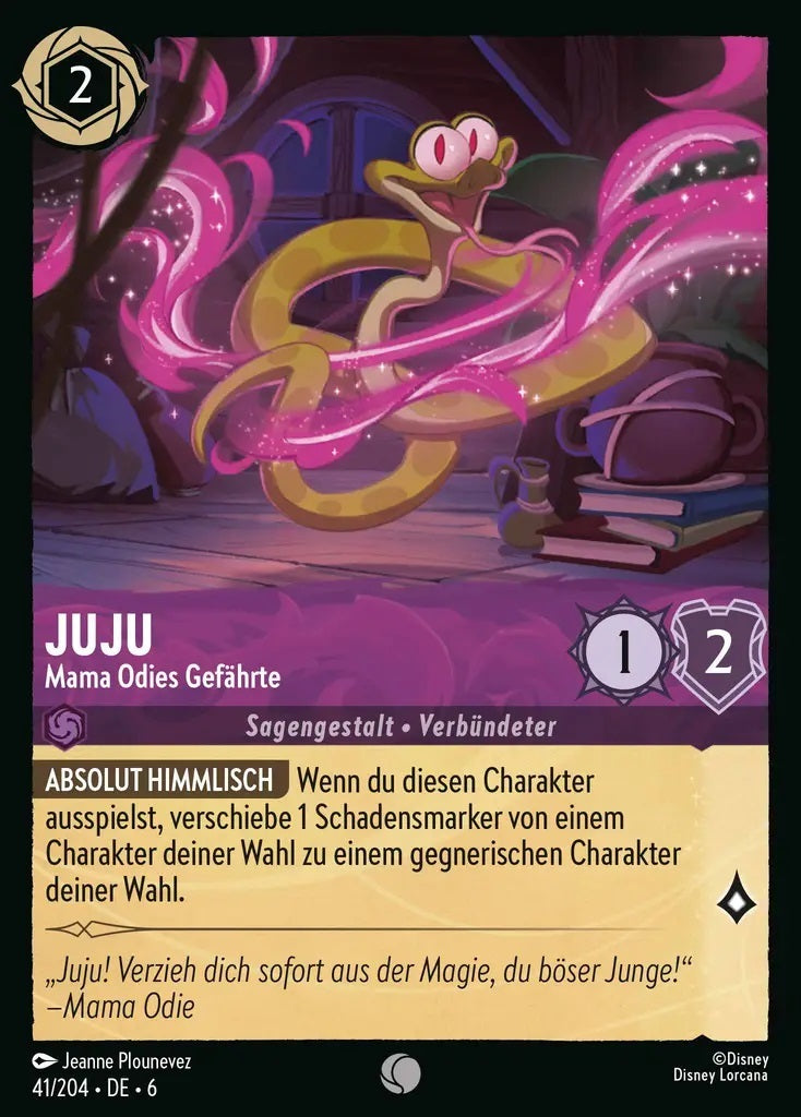 Lorcana Azurblaues Meer 6-041 C Juju Amethyst