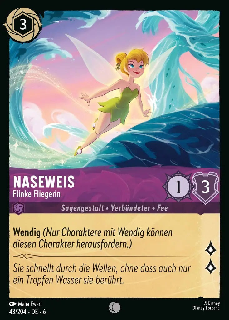 Lorcana Azurblaues Meer 6-043 C Naseweis Amethyst