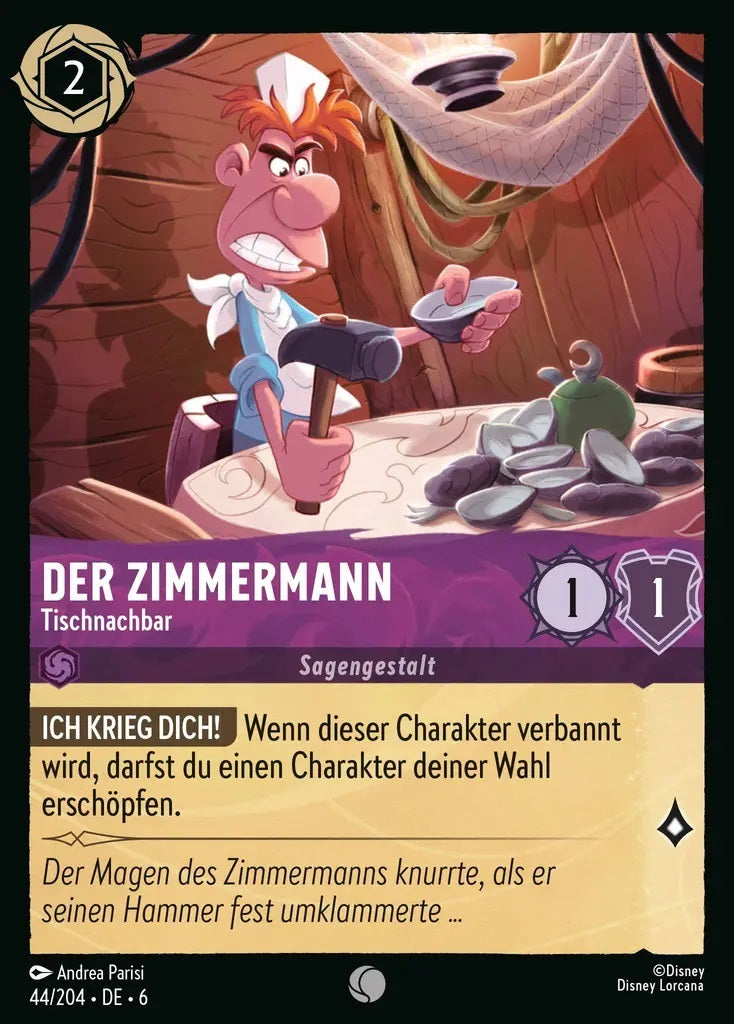 Lorcana Azurblaues Meer 6-044 C Der Zimmermann Amethyst