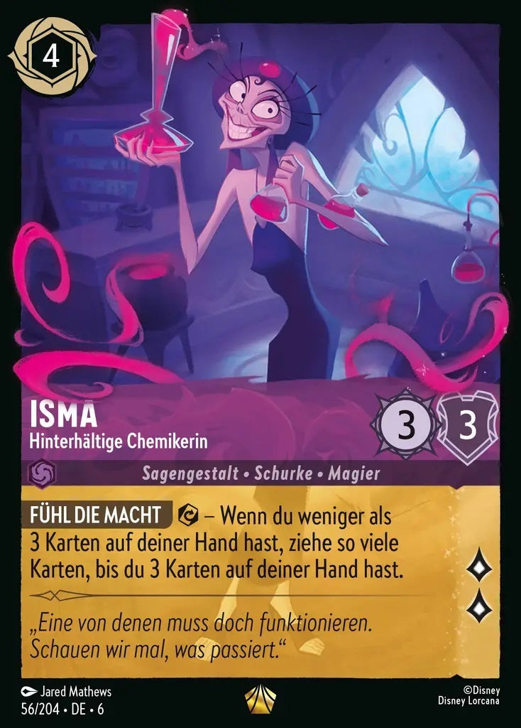 Lorcana Azurblaues Meer 6-056 L Isma Amethyst