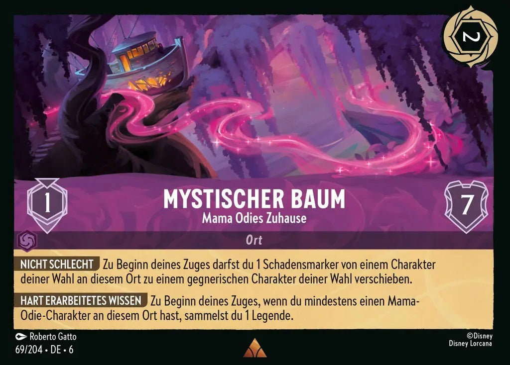 Lorcana Azurblaues Meer 6-069 R Mystischer Baum Amethyst