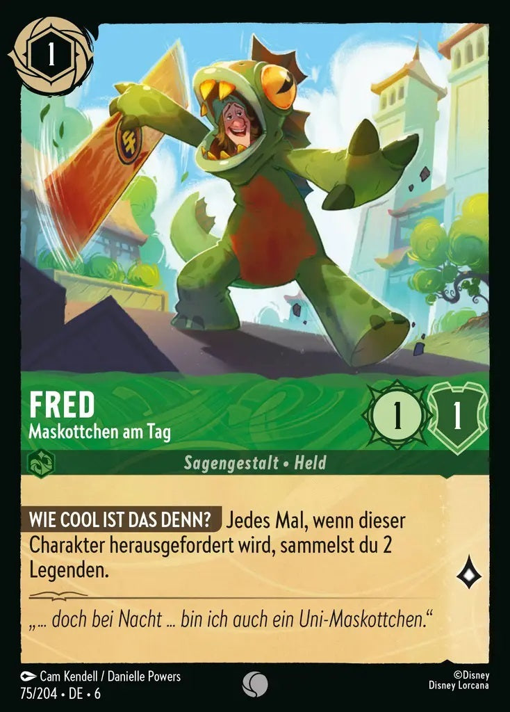 Lorcana Azurblaues Meer 6-075 C Fred Smaragd