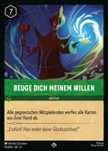 Lorcana Azurblaues Meer 6-093 SR Beuge dich meinem Willen Smaragd