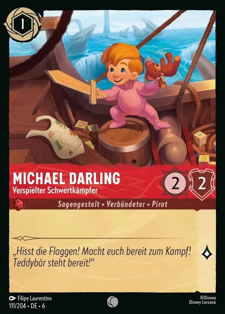 Lorcana Azurblaues Meer 6-111 C Michael Darling Rubin