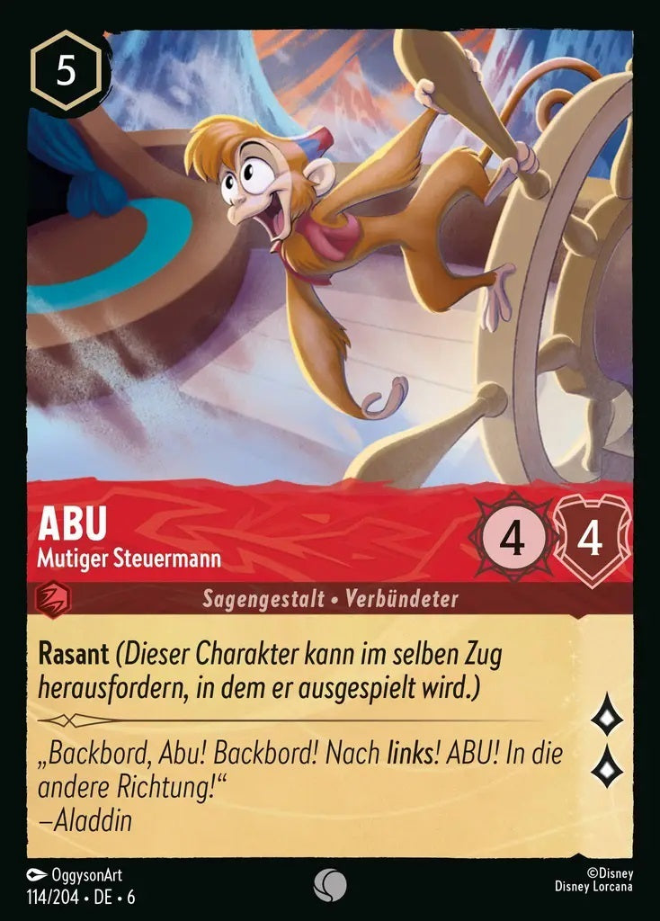 Lorcana Azurblaues Meer 6-114 C Abu Rubin