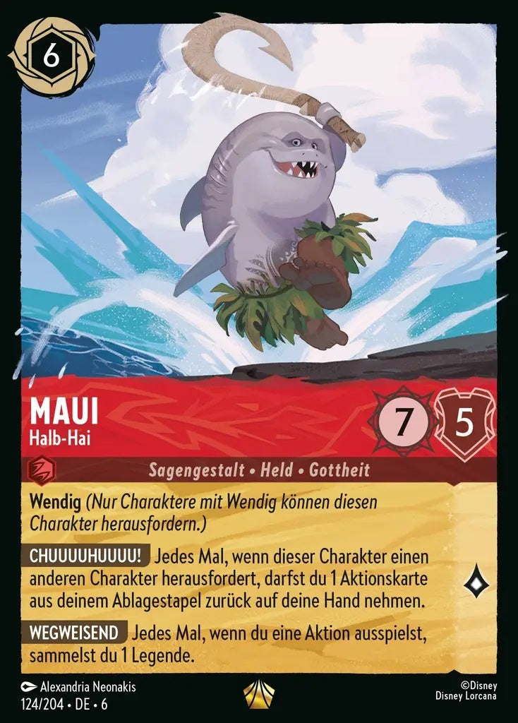 Lorcana Azurblaues Meer 6-124 L Maui Rubin
