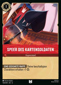Lorcana Azurblaues Meer 6-134 UC Speer des Kartensoldaten Rubin
