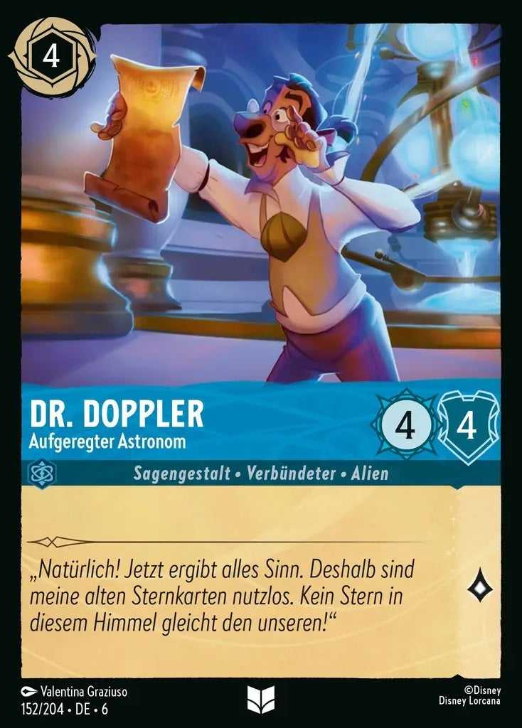 Lorcana Azurblaues Meer 6-152 UC Dr. Doppler Saphir