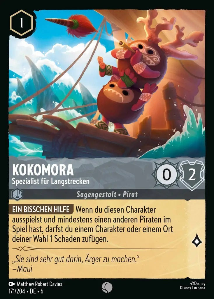 Lorcana Azurblaues Meer 6-171 C Kokomora Stahl