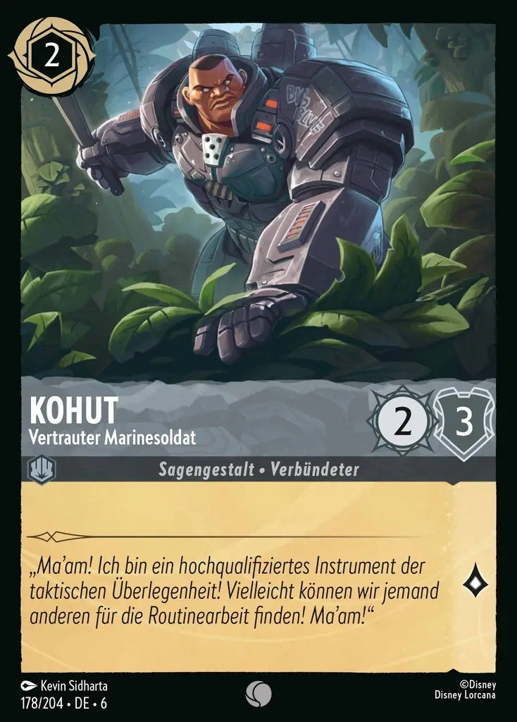 Lorcana Azurblaues Meer 6-178 C Kohut Stahl