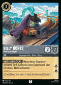 Lorcana Azurblaues Meer 6-185 UC Billy Bones Stahl