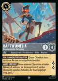 Lorcana Azurblaues Meer 6-192 SR Käpt`n Amelia Stahl