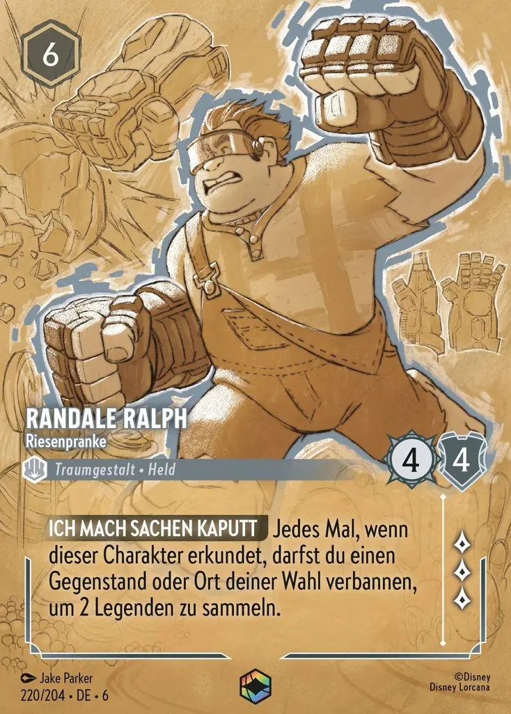 Lorcana Azurblaues Meer 6-220 Verzaubert Randale Ralph Stahl