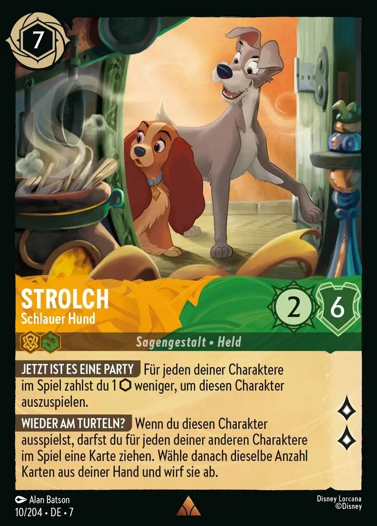 Lorcana Archazias Insel 7-010 R Strolch Bernstein