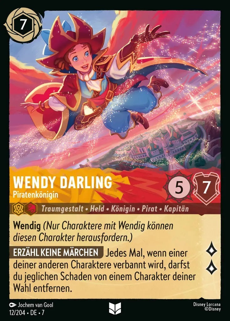 Lorcana Archazias Insel 7-012 UC Wendy Darling Bernstein