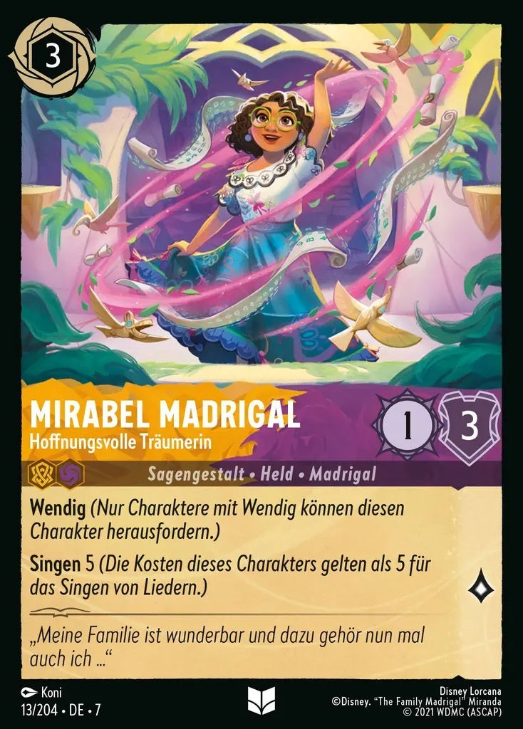 Lorcana Archazias Insel 7-013 UC Mirabel Madrigal Bernstein