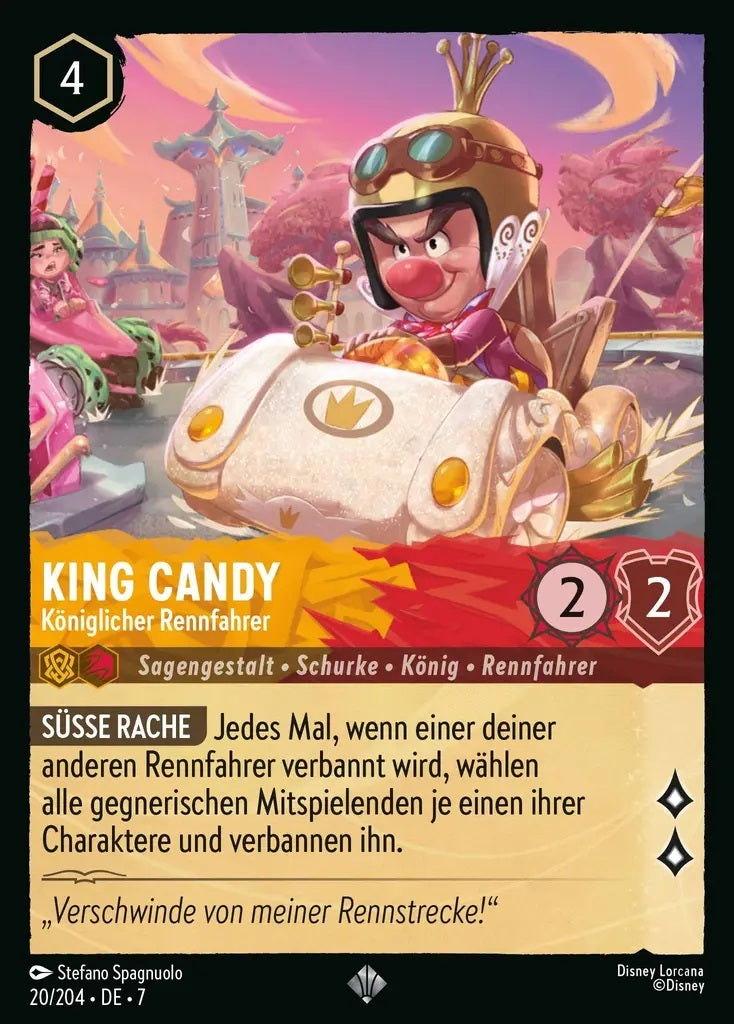 Lorcana Archazias Insel 7-020 SR King Candy Bernstein