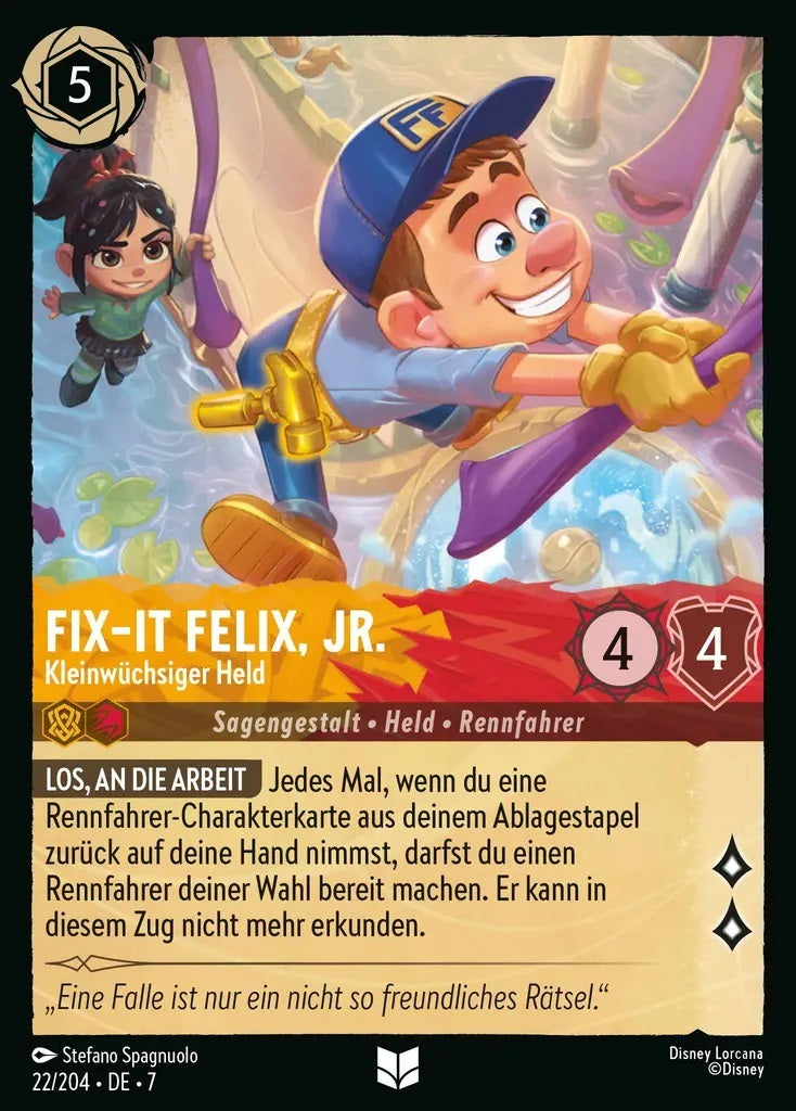 Lorcana Archazias Insel 7-022 UC Fix-it Felix, JR. Bernstein