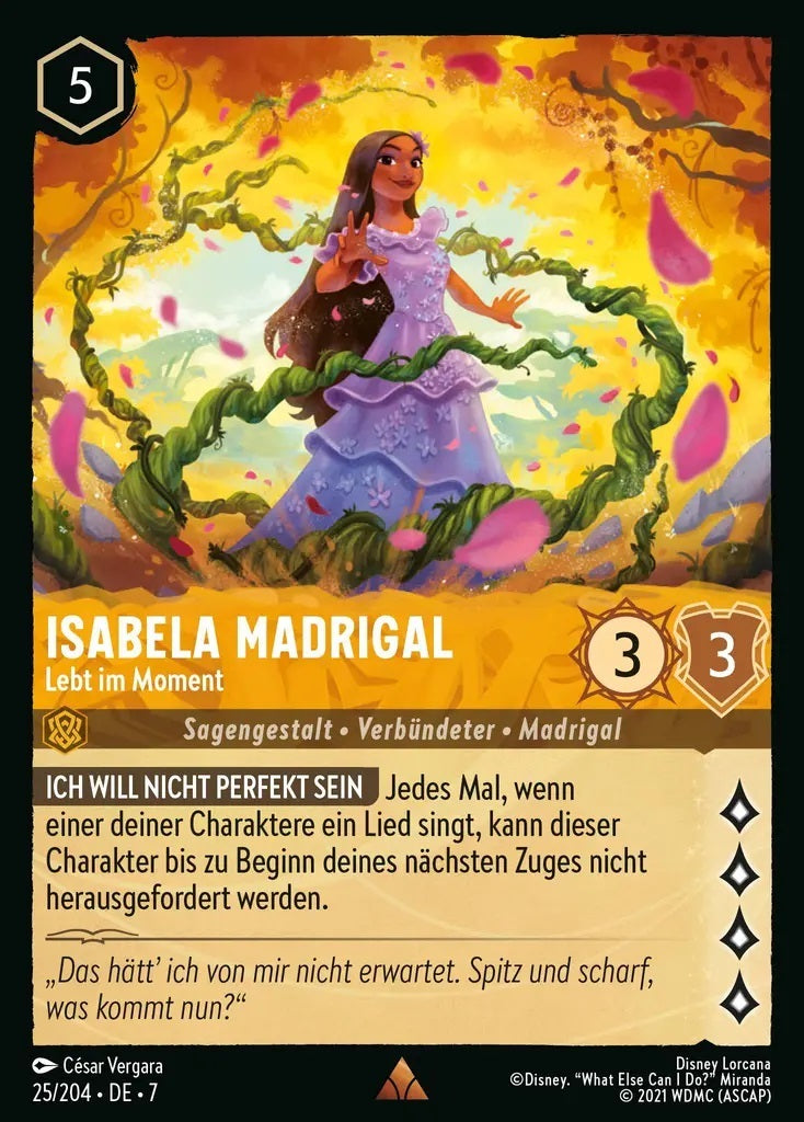 Lorcana Archazias Insel 7-025 R Isabela Madrigal Bernstein