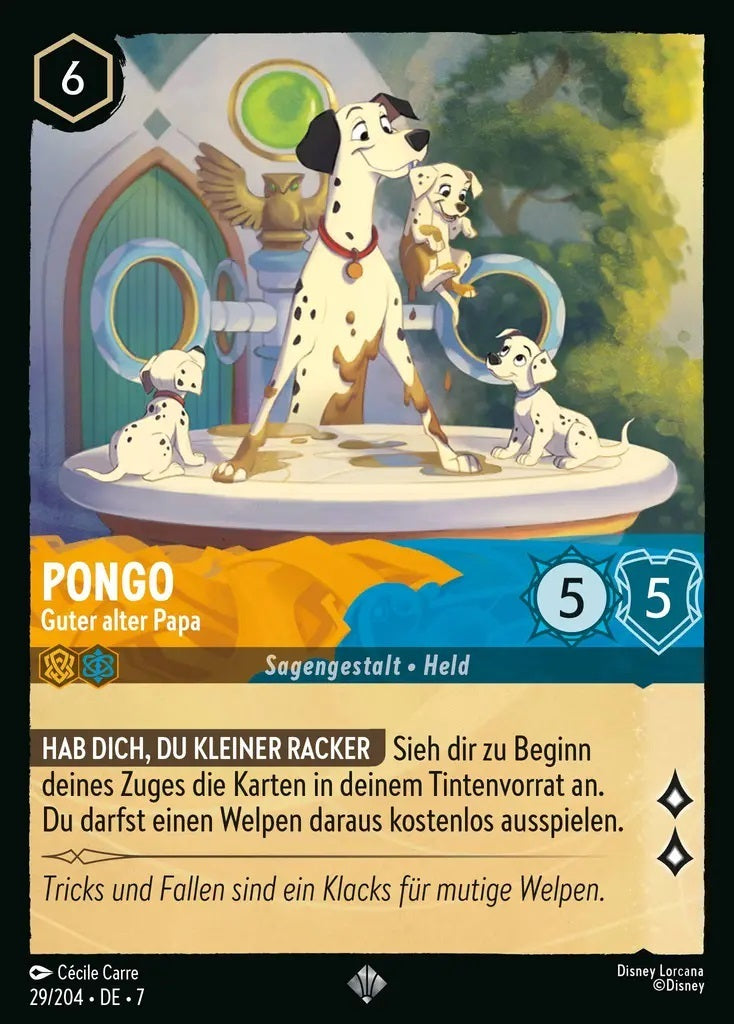 Lorcana Archazias Insel 7-029 SR Pongo Bernstein