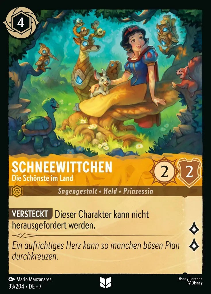 Lorcana Archazias Insel 7-033 UC Schneewittchen Bernstein