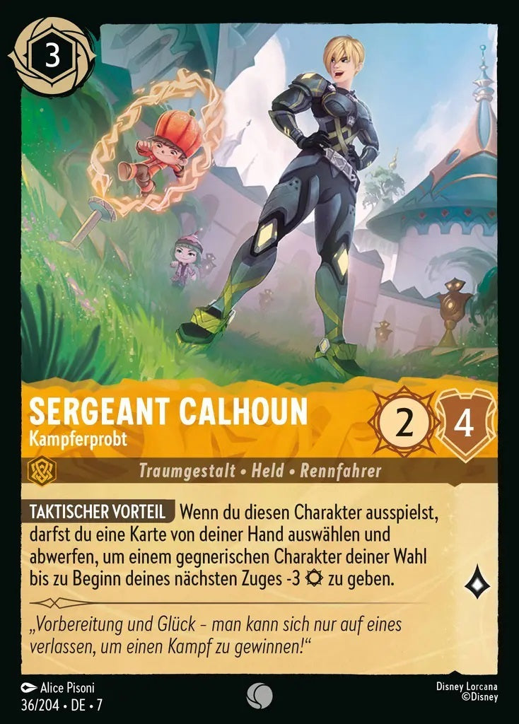 Lorcana Archazias Insel 7-036 C Sergeant Calhoun Bernstein