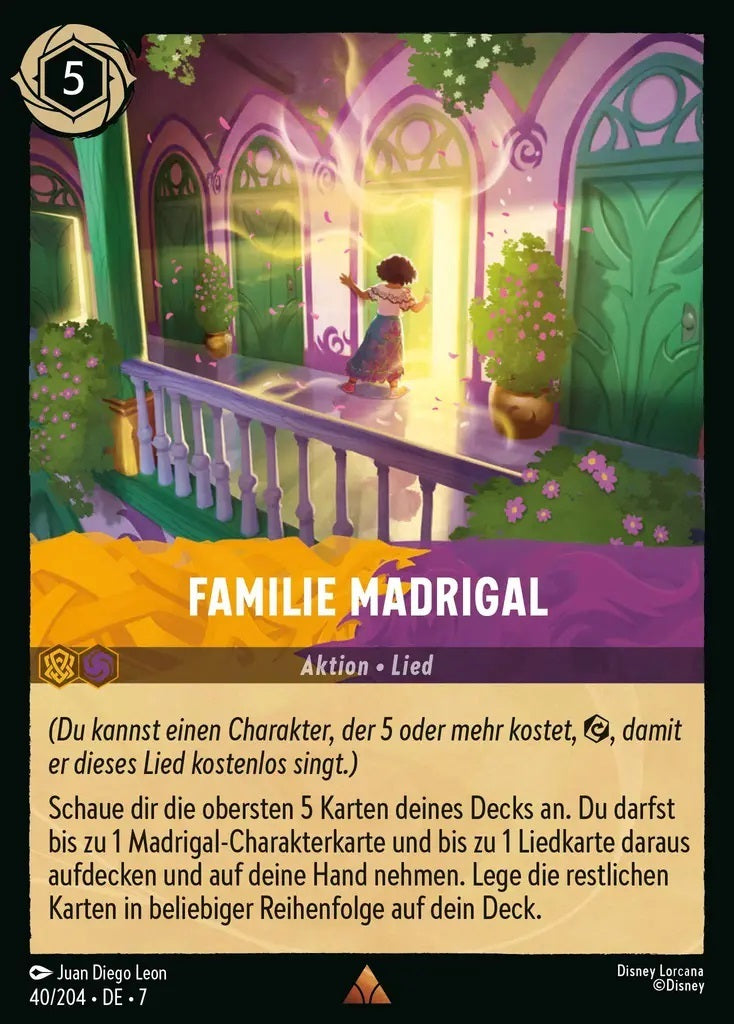 Lorcana Archazias Insel 7-040 R Familie Madrigal Bernstein
