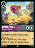 Lorcana Archazias Insel 7-057 UC Riesenkobra Amethyst