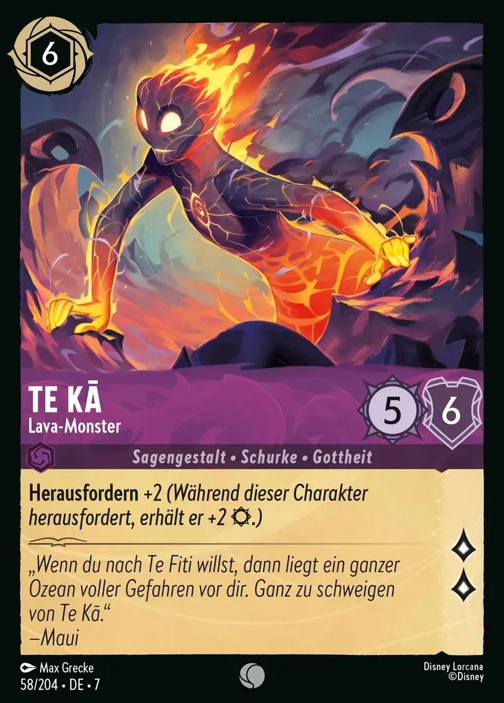 Lorcana Archazias Insel 7-058 C TE KA Amethyst