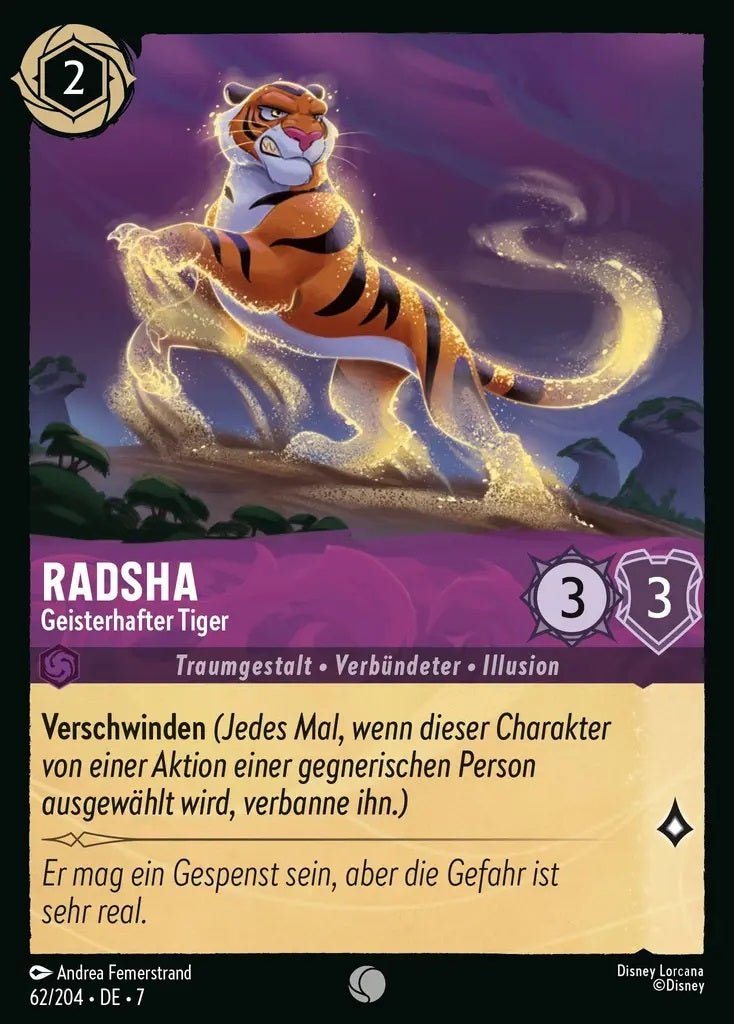 Lorcana Archazias Insel 7-062 C Radsha Amethyst