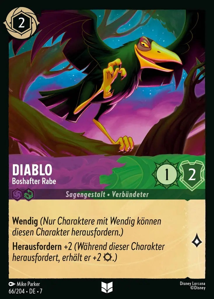 Lorcana Archazias Insel 7-066 UC Diablo Amethyst
