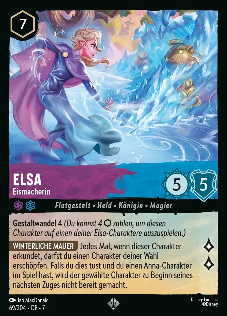 Lorcana Archazias Insel 7-069 SR Elsa Amethyst