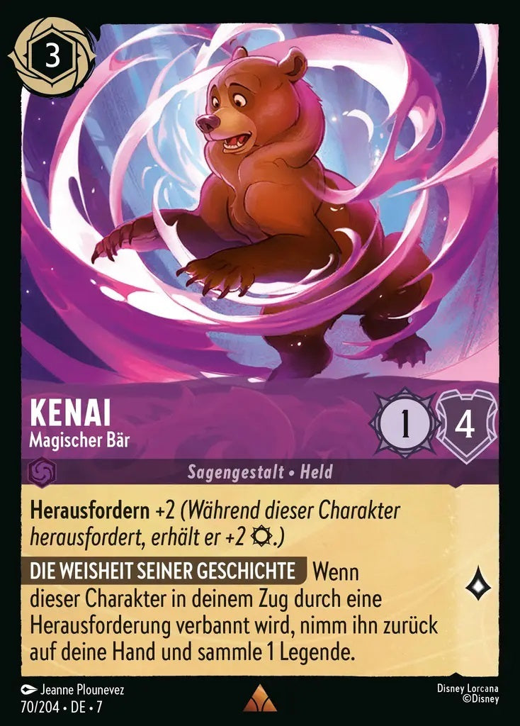 Lorcana Archazias Insel 7-070 R Kenai Amethyst