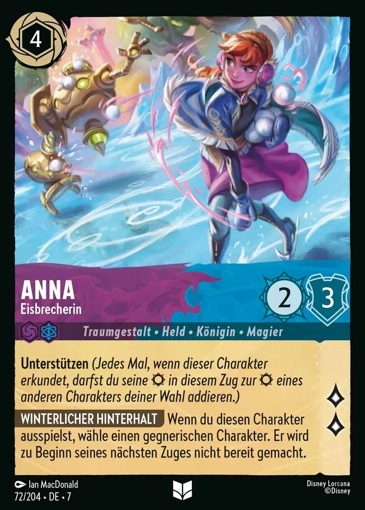 Lorcana Archazias Insel 7-072 UC Anna Amethyst