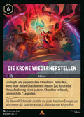 Lorcana Archazias Insel 7-083 R Die Krone wiederherstellen Amethyst