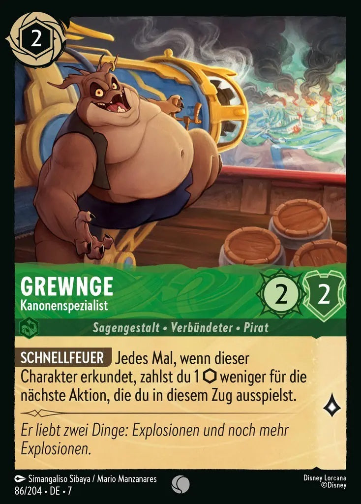 Lorcana Archazias Insel 7-086 C Grewnge Smaragd