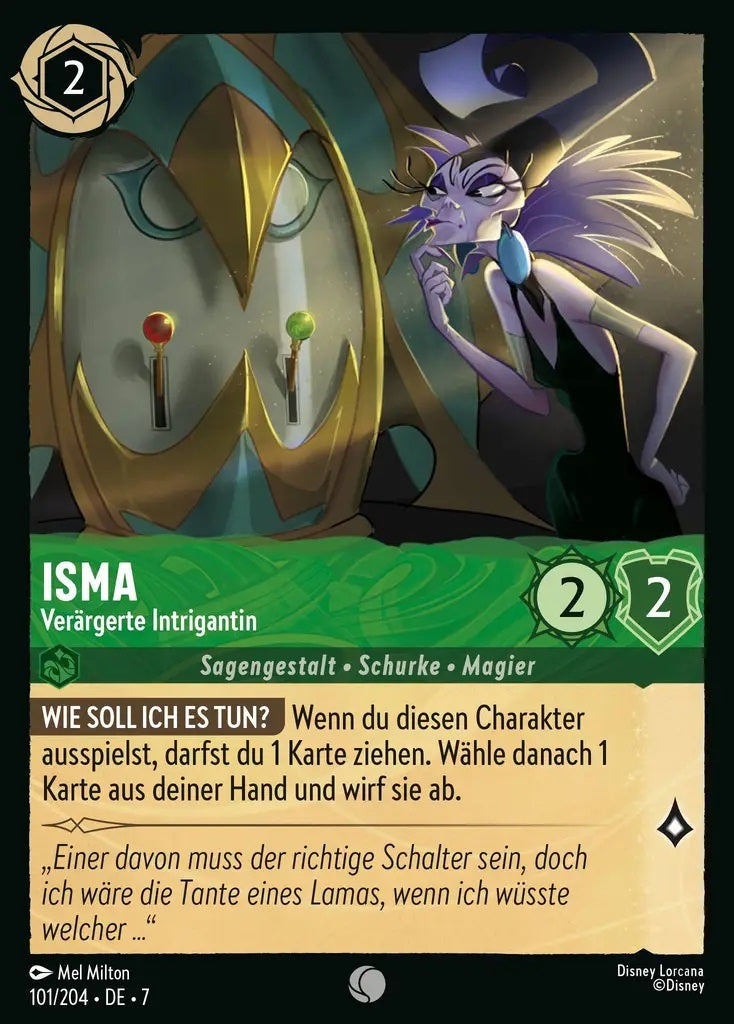 Lorcana Archazias Insel 7-101 C ISMA Smaragd