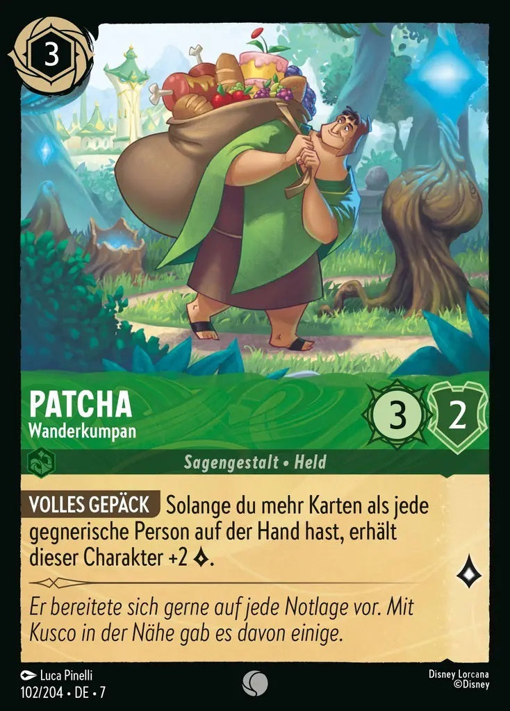 Lorcana Archazias Insel 7-102 C Patcha Smaragd