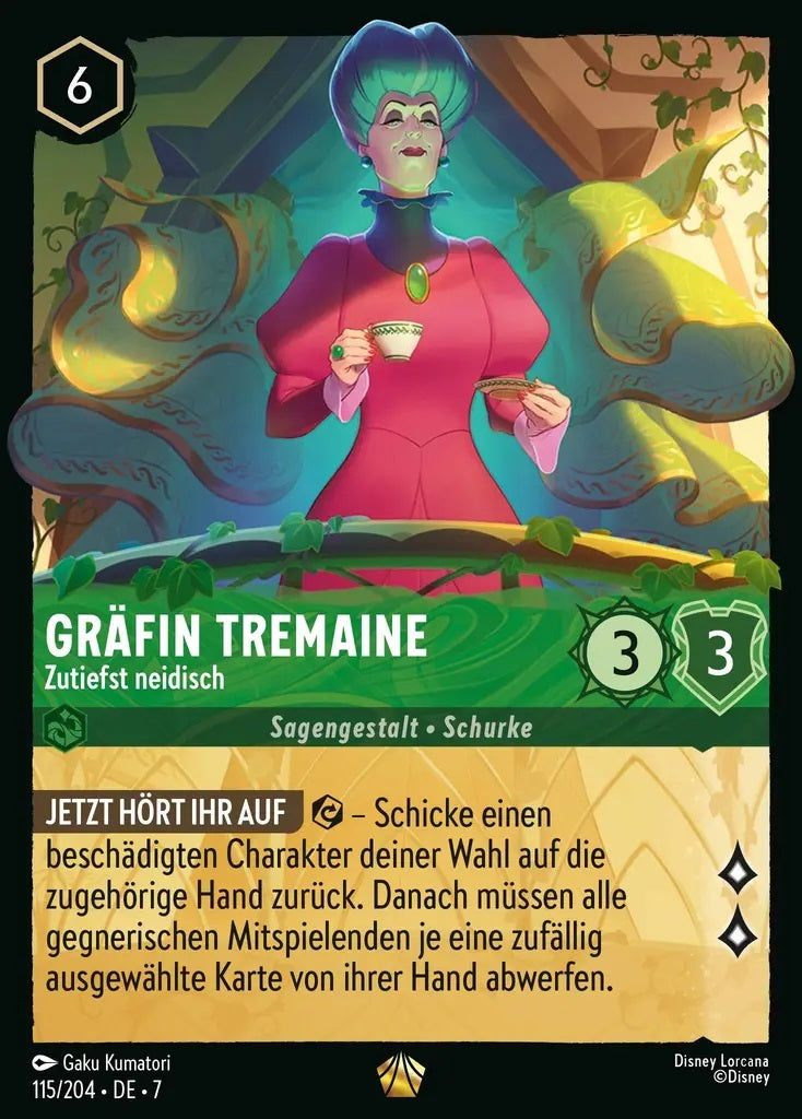 Lorcana Archazias Insel 7-115 L Gräfin Tremaine Smaragd