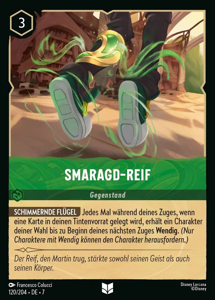 Lorcana Archazias Insel 7-120 UC Smaragd-Reif Smaragd