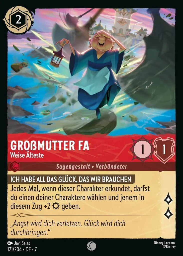 Lorcana Archazias Insel 7-121 C Großmutter FA Rubin