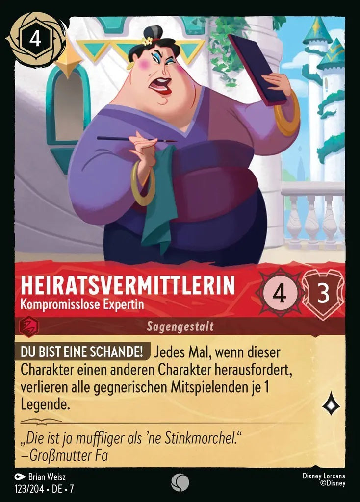 Lorcana Archazias Insel 7-123 C Heiratsvermittlerin Rubin