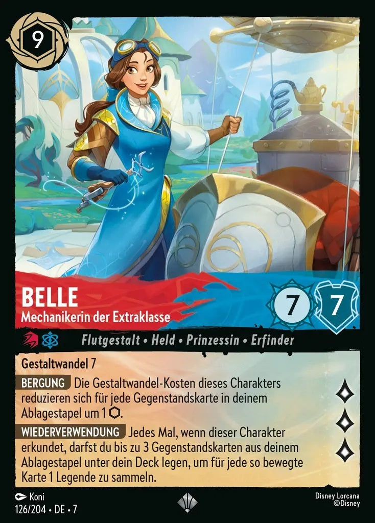 Lorcana Archazias Insel 7-126 SR Belle Rubin