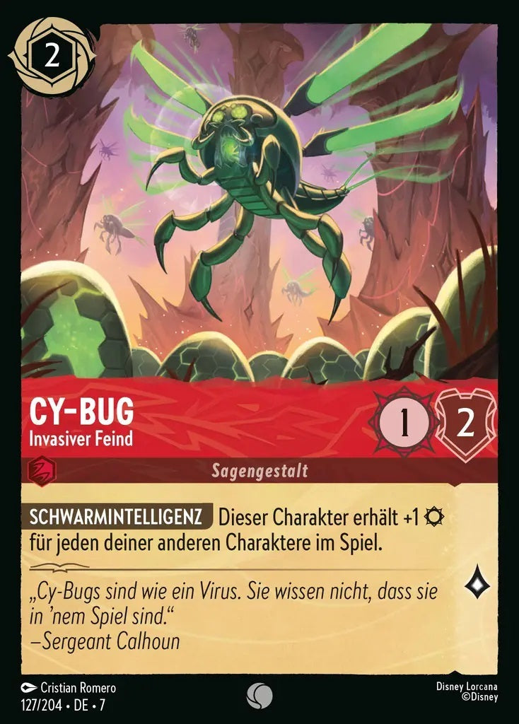 Lorcana Archazias Insel 7-127 C Cy-Bug Rubin