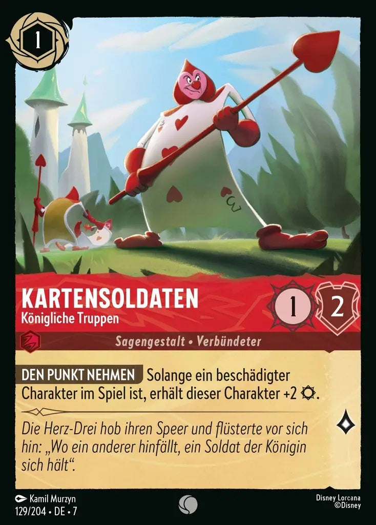 Lorcana Archazias Insel 7-129 C Kartensoldat Rubin
